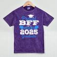 Super Proud Bff Of 2025 Graduate Senior Graduation Family Premium Mineral Wash Tshirts Mineral Purple