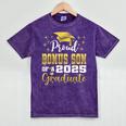 Super Proud Bonus Son Of 2025 Graduate Graduation Family Mineral Wash Tshirts Mineral Purple