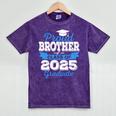 Super Proud Brother Of 2025 Graduate Graduation Family Premium Mineral Wash Tshirts Mineral Purple