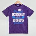 Super Proud Brother In Law Of 2025 Graduate Graduation Premium Mineral Wash Tshirts Mineral Purple