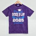 Super Proud Father In Law Of 2025 Graduate Graduation Family Mineral Wash Tshirts Mineral Purple