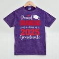 Super Proud Grandad Of 2025 Graduate Graduation Family Premium Mineral Wash Tshirts Mineral Purple