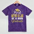 Super Proud Mother In Law Of 2025 Graduate Graduation Family Mineral Wash Tshirts Mineral Purple