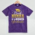 Super Proud Nonna Of 2025 Graduate Senior Graduation Family Premium Mineral Wash Tshirts Mineral Purple