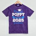 Super Proud Poppy Of 2025 Graduate Senior Graduation Family Mineral Wash Tshirts Mineral Purple