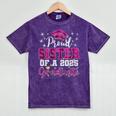 Super Proud Sister Of 2025 Graduate Senior Graduation Family Premium Tri-Blend Mineral Wash Tshirts Mineral Purple
