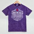 Superhero Nurse RN Graduation Thanks Shirt Mineral Wash Tshirts Mineral Purple