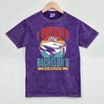 I Survived My Bachelor's Degree Party Bachelor Graduation Mineral Wash Tshirts Mineral Purple