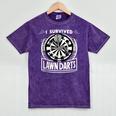 I Survived Lawn Darts Classic Yard Nostalgia Game Fun Mineral Wash Tshirts Mineral Purple I Survived Lawn Darts Classic Yard Nostalgia Game Fun Mineral Wash Tshirts Mineral Purple