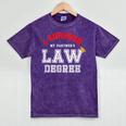I Survived My Partner's Law Degree Graduation Shirt Mineral Wash Tshirts Mineral Purple