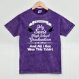 I Survived My Son's High School Graduation Shirt Graduate Mineral Wash Tshirts Mineral Purple