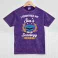I Survived My Son's Sociology Degree Graduation Mineral Wash Tshirts Mineral Purple