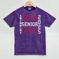 Swimming Senior Night Swimming Senior 2025 Graduation 40 Mineral Wash Tshirts Mineral Purple