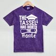 The Tassel Was Worth The Hassle Graduation Class Premium Tri-Blend Mineral Wash Tshirts Mineral Purple