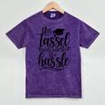 The Tassel Was Worth The Hassle Graduation Mineral Wash Tshirts Mineral Purple