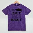 The Tassel Was Worth The Hassle Shirt Graduation TShirt Mineral Wash Tshirts Mineral Purple