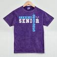 Tennis Senior Night Tennis Senior 2025 Graduation 33 Mineral Wash Tshirts Mineral Purple
