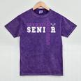 Tennis Senior Night Tennis Senior 2025 Graduation 43 Mineral Wash Tshirts Mineral Purple