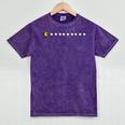 Thanksgiving Fun Nostalgia Pixels Shopping Therapy Mineral Wash Tshirts Mineral Purple