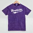 Throwback Northside T-Ball Youth Baseball Retro Nostalgia Premium Mineral Wash Tshirts Mineral Purple
