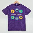 Throwback Thursday Never Forget Nostalgia 80's Retro Premium Tri-Blend T-Shirt Mineral Wash Tshirts Mineral Purple