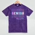 Tie Dye Senior 24 Class Of 2024 Seniors Graduation 24 Mineral Wash Tshirts Mineral Purple