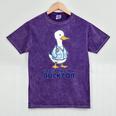 Trust Me I'm a Ducktor Doctor Sayings Graduation Mineral Wash Tshirts Mineral Purple
