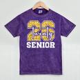 Twenty 2026 Class Of 26 Seniors Back To School Graduation Mineral Wash Tshirts Mineral Purple