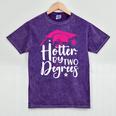 Two Degrees Hotter Graduation 2025 Diploma College Masters Mineral Wash Tshirts Mineral Purple
