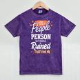 I Used To Be a People Person Antisocial Introvert Mineral Wash Tshirts Mineral Purple