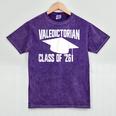 Valedictorian Class Of '26 Graduation 2026 Valedictorian Mineral Wash Tshirts Mineral Purple