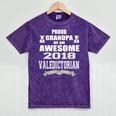 Valedictorian Scholar Grandpa T Shirt Graduation Speech Mineral Wash Tshirts Mineral Purple