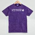 Veterinarian Shirt Cute Vet Tech Graduation Mineral Wash Tshirts Mineral Purple
