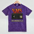 VHS Tape Nostalgia Old School Technology Humor Premium Mineral Wash Tshirts Mineral Purple VHS Tape Nostalgia Old School Technology Humor Premium Mineral Wash Tshirts Mineral Purple