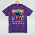 Video Gamer Graduate Graduation Grad Gaming Mineral Wash Tshirts Mineral Purple