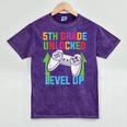 VIDEO GAMER Graduation Student Teacher Last Day School Kids Mineral Wash Tshirts Mineral Purple