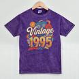 Vintage 1995 Retro Classic 90s Nostalgia Throwback Vibe Premium Tri-Blend Mineral Wash Tshirts Mineral Purple