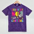 Vintage 80s Vibes Costume Nostalgia 1980s Fashion Cassette Mineral Wash Tshirts Mineral Purple