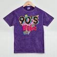 Vintage 90's Babe Party Back To 90s Cassette Nostalgia Mineral Wash Tshirts Mineral Purple