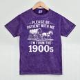 Vintage 90s Country Please Be Patient I'm From The 1900s Mineral Wash Tshirts Mineral Purple