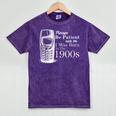 Vintage Birthday Seniors I'm From The 1900s Mineral Wash Tshirts Mineral Purple