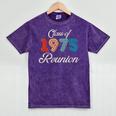 Vintage Class Of 1975 Reunion 50th Graduation Classmate Cool Mineral Wash Tshirts Mineral Purple