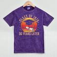 Vintage Class Of 1976 50 Years Later Reunion 50th Graduation Mineral Wash Tshirts Mineral Purple