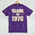 Vintage Class Of 1976 76 High School Graduation Mineral Wash Tshirts Mineral Purple