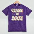 Vintage Class Of 2003 03 High School Graduation Mineral Wash Tshirts Mineral Purple