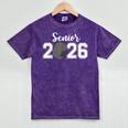 Vintage Class Of 2026 Hockey Senior 2026 Graduation 2026 Mineral Wash Tshirts Mineral Purple