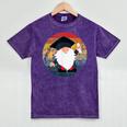 Vintage Graduation Gnome Mineral Wash Tshirts Mineral Purple