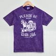 Vintage Horse Please Be Patient With Me I'm From The 1900s Premium Mineral Wash Tshirts Mineral Purple