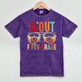 Vintage Peace Out 5th Grade Graduation Last Day Of School Mineral Wash Tshirts Mineral Purple