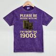 Vintage Please Be Patient With Me I'm From The 1900s Camera Mineral Wash Tshirts Mineral Purple